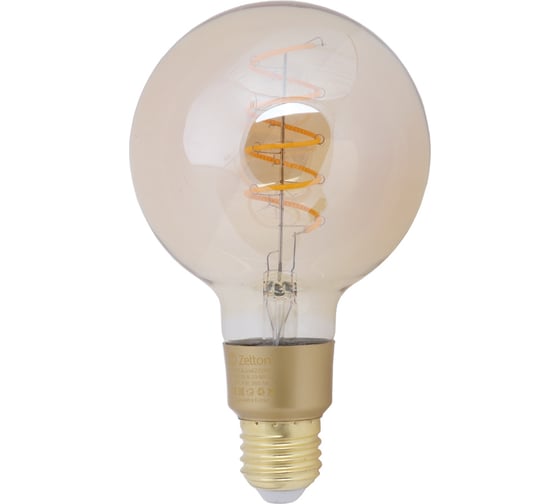 Умная лампа Zetton LED Wi-Fi Bulb G95SP E27 4Вт 2700К Loft ZTSHLBLWWE272RU