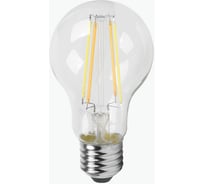 Умная лампа Zetton LED Wi-Fi Bulb A60 E27 6Вт 2200-6500К прозрачная ZTSHLBWCWE271RU