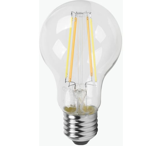 Умная лампа Zetton LED Wi-Fi Bulb A60 E27 6Вт 2200-6500К прозрачная ZTSHLBWCWE271RU