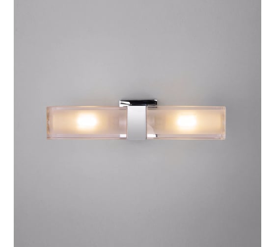 Влагостойкий настенный светильник Elektrostandard Duplex, 2x28W, хром, 1228, AL14 a031604