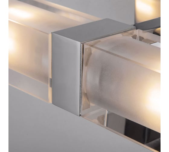 Влагостойкий настенный светильник Elektrostandard Duplex, 2x28W, хром, 1228, AL14 a031604