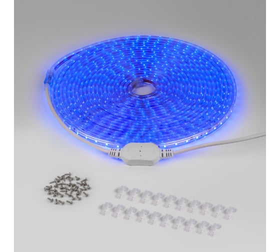 Светодиодная лента Elektrostandard набор, 220V, 4,4W, 60Led, 3528, IP65, синий, 10 м, LSTR0 a047024