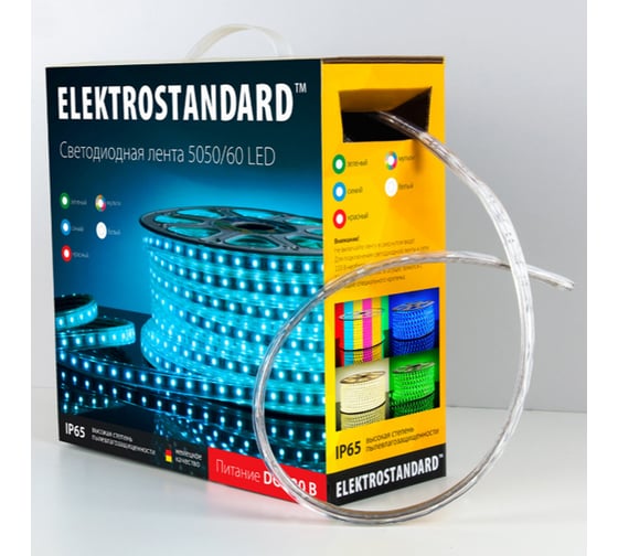Светодиодная лента Elektrostandard 220V, 14.4W, 60Led, 5050, IP65, зеленый, 50 м, (LSTR003) a033713
