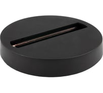 Одноместный разъем-коннектор Elektrostandard TRAF-1-BK для однофазного трекового светильника черный a047141