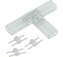 Т-образный переходник для ленты Elektrostandard 220V 3528, 2835 (10pkt) a035328