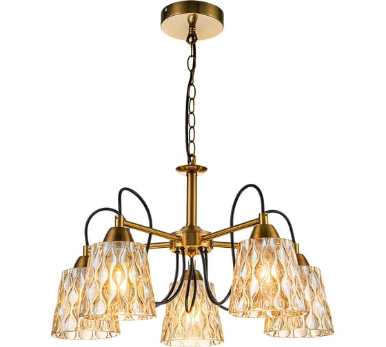 Подвесной светильник ESCADA E27*40W Brass 1125/5PL