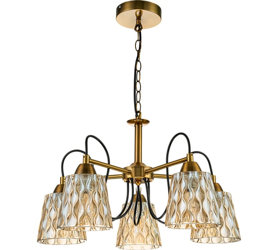 Подвесной светильник ESCADA E27*40W Brass 1125/5PL