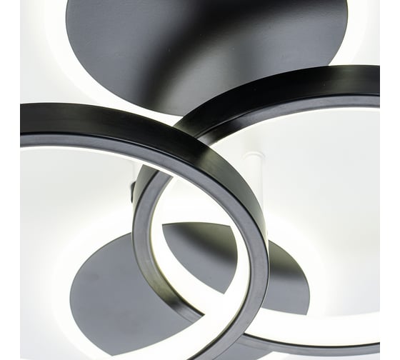 Потолочный светильник ESCADA 10235/4 ROUND LED*85W Black/White 10235/4LED ROUND