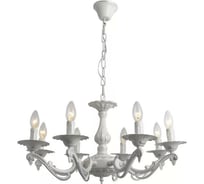 Подвесная люстра IMEX классическая 8х60Вт Е14 KL.30322-8-P WH