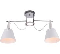 Потолочная люстра IMEX 2х60Вт E27 MD.1190-2-S CH+WH