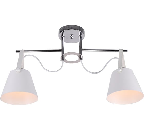 Потолочная люстра IMEX 2х60Вт E27 MD.1190-2-S CH+WH