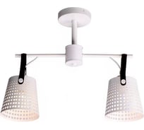 Подвесная люстра IMEX 2х60Вт E27 MD.0055-2-S WH