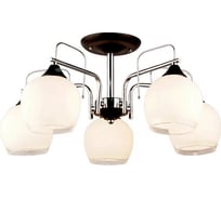 Потолочная люстра IMEX 5х60Вт Е27 MD.0674-5-S CH+BK