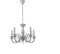 Подвесная люстра IMEX классическая 5х60Вт Е14 KL.77530-5-P WH
