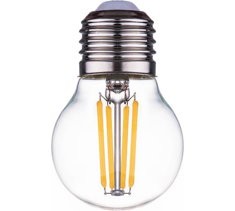 Нитевидная лампа Фарлайт прозрачная шар G45 7Вт 2700К Е27 FAR000033