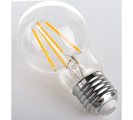 Нитевидная лампа Фарлайт прозрачная груша А60 9Вт 2700К Е27 FAR000039