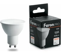 Светодиодная лампа FERON PRO LB-1606 GU10 6W 6400K OSRAM LED 38088