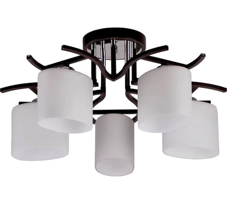 Потолочная люстра IMEX 5х60Вт E27 MD.2441-5-S BR+CH