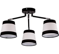 Потолочная люстра IMEX 3х60Вт E27 MD.6495-3-S BK+CH