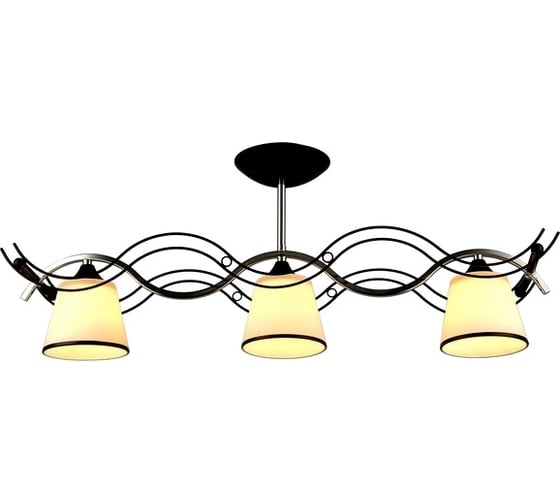 Потолочная люстра IMEX 3х60Вт Е27 MD.3135-3-S WENGE+CH