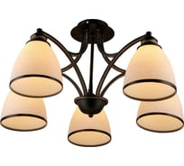 Потолочная люстра IMEX 5х60Вт E27 MD.3296-5-S WENGE