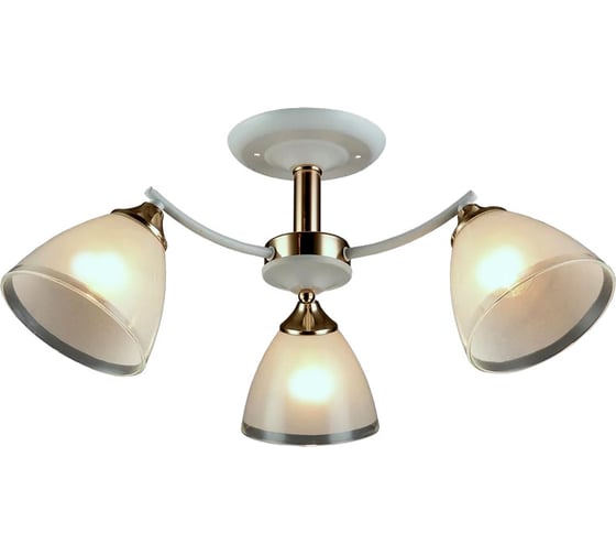 Потолочная люстра IMEX 3х60Вт E27 MD.1092-3-S WH+FGD 1