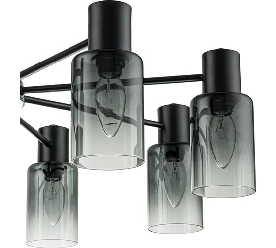 Светильник на штанге ESCADA 2120/8P E14*40W Black 2120/8P Black