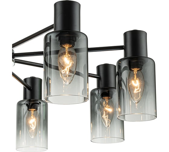 Светильник на штанге ESCADA 2120/8P E14*40W Black 2120/8P Black