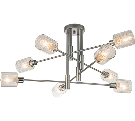 Светильник на штанге ESCADA E14*40W Silver/Chrome 1140/8P