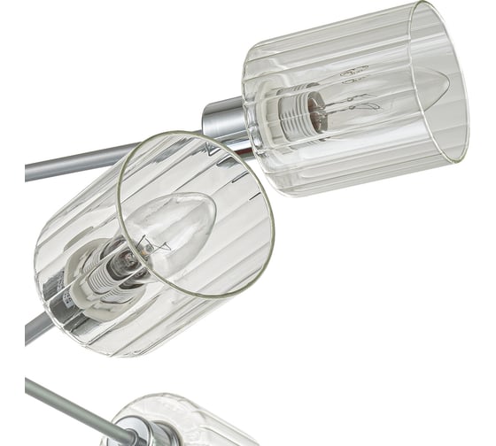 Светильник на штанге ESCADA E14*40W Silver/Chrome 1140/8P