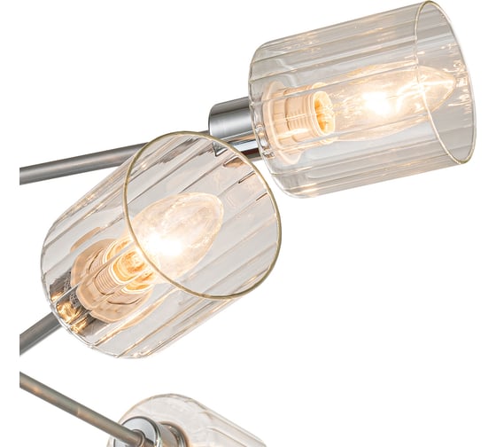Светильник на штанге ESCADA E14*40W Silver/Chrome 1140/8P