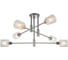 Светильник на штанге ESCADA E14*40W Silver/Chrome 1140/6P 1