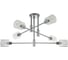 Светильник на штанге ESCADA E14*40W Silver/Chrome 1140/6P 6