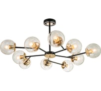 Светильник на штанге ESCADA E27*40W Black/Brass 1146/10P