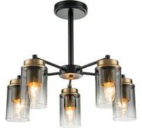 Светильник на штанге ESCADA E14*40W Black/Brass 2118/5P