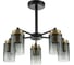 Светильник на штанге ESCADA E14*40W Black/Brass 2118/5P 6