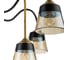 Светильник на штанге ESCADA E27*40W Black/Brass 1147/8P 4
