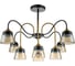 Светильник на штанге ESCADA E27*40W Black/Brass 1147/8P 6