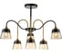 Светильник на штанге ESCADA E27*40W Black/Brass 1147/6P 1