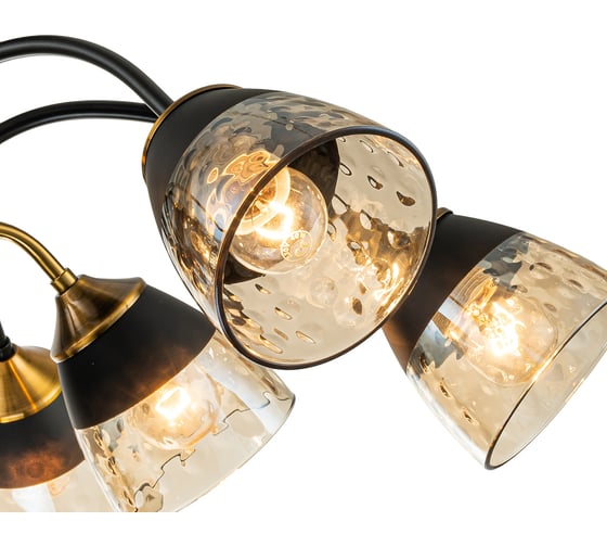 Светильник на штанге ESCADA E27*40W Black/Brass 1148/9P