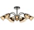 Светильник на штанге ESCADA E27*40W Black/Brass 1148/9P 1