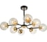 Светильник на штанге ESCADA E27*40W Black/Brass 1146/8P 1