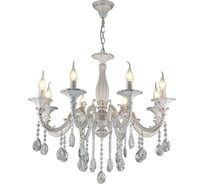 Подвесная люстра IMEX классическая 8х60Вт E14 KL.3056-8-P WH
