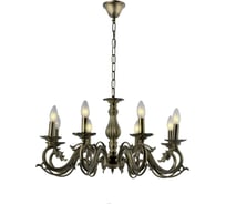 Подвесная люстра IMEX классическая 8х60Вт Е14 KL.29212-8-P AB