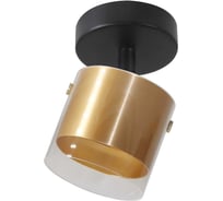 Накладной светильник Wolta спот, корпус под светодиодную лампу GX53, макс.мощность 20Вт, 87×155 мм, IP20, Патрон из термостойкого пластика, Золото WSL-GX53/S07G