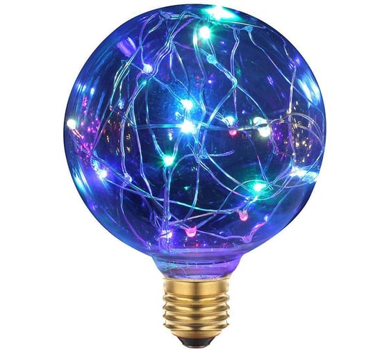 Светодиодная лампа General Lighting Systems FIL G95SW-1W-E27-RGB 649921