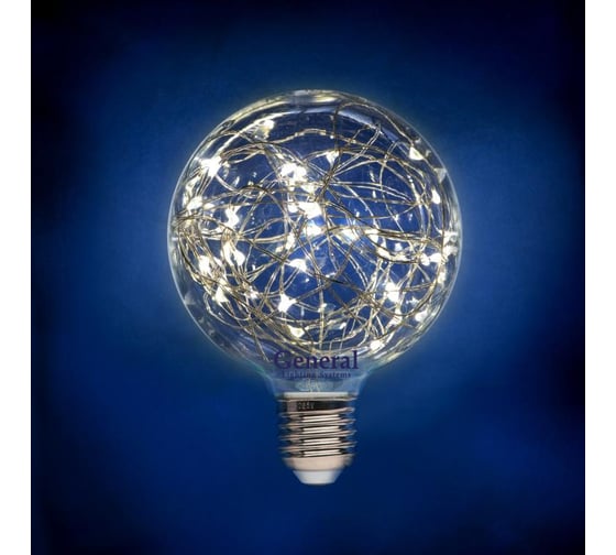Светодиодная лампа General Lighting Systems FIL G95SW-1W-E27-2700K 649922