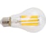 Светодиодная лампа General Lighting Systems Филамент прозрачный E27 25Вт 230В 2400Лм 2700К Теплый белый свет Груша GLDEN-A65S-25ВТ-230-E27-2700 660322 1