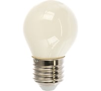 Светодиодная лампа General Lighting Systems FIL Шарик G45S-M-6W-E27 649964