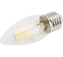 Светодиодная лампа General Lighting Systems Филамент прозрачный E27 7Вт 230В 510Лм 4500К Нейтральный белый свет Свеча GLDEN-CS-7-230-E27-4500 646800